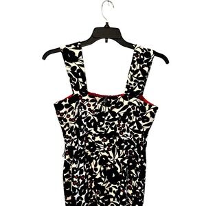 London Times Women's Black and White Pencil Dress | Size 8